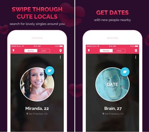 how does down dating app work